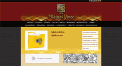 Desktop Screenshot of matyaspince.eu
